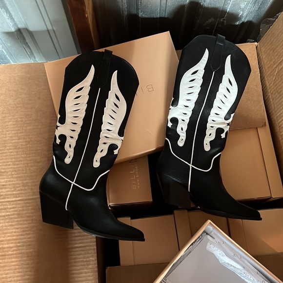 Billini ZEKE -BLACK boots western boots size 5 - Picture 7 of 7